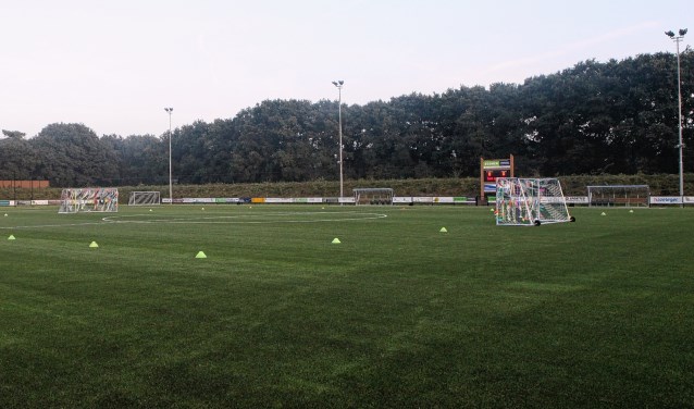 Een gedeelte van sportpark De Kastanjehof in Otterlo.