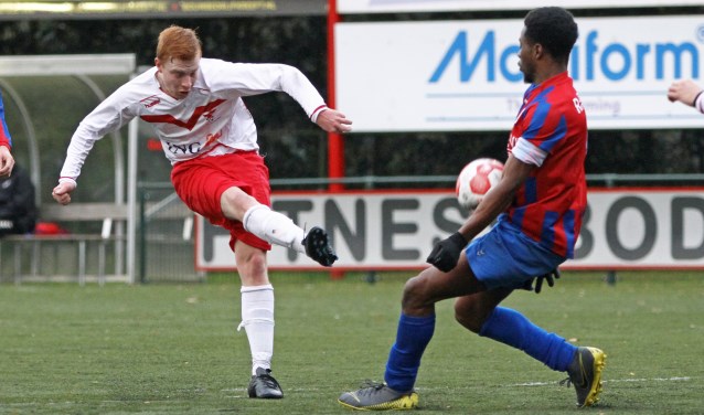 Danny Stomphorst (hier op archieffoto) kreeg een grote kans op de winnende goal.