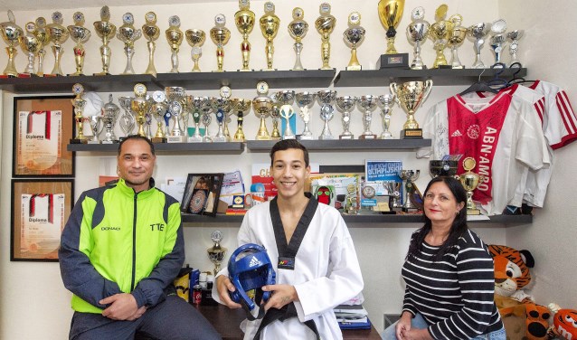 Richard Molle, Milan Molle en Gea van Dijkhuizen zijn een Taekwondo-gezin en dag en nacht met de sport bezig.