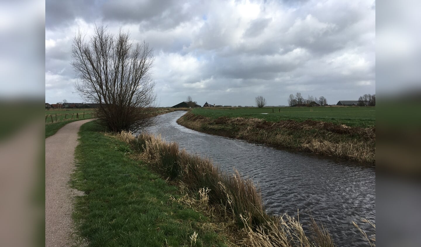 Dd wind blaast over de Praamgracht