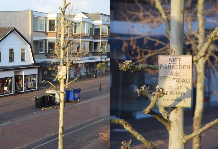 parkeerverbod op 4 meter hoog