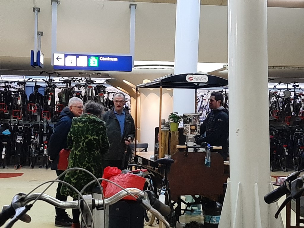 De Koffiefiets verdwijnt van het station, als het aan U-stal ligt