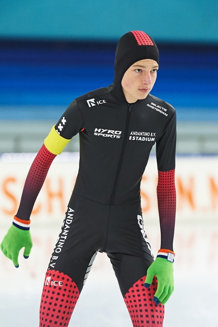 Tobias Elshof aan de start