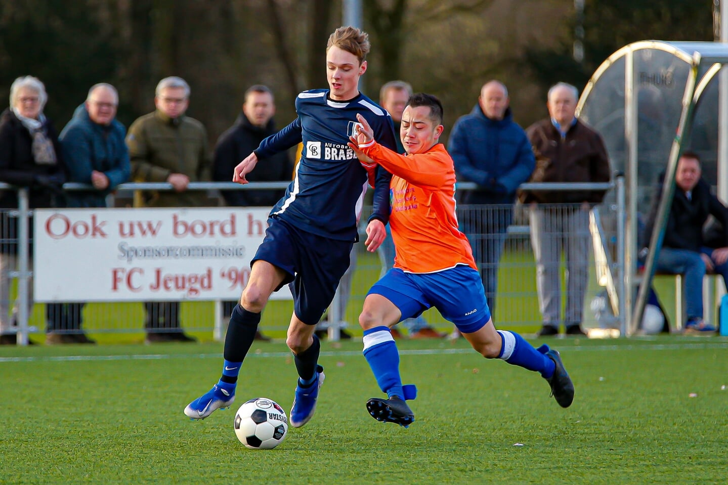Lars Haalboom (Fortissimo), archieffoto aan de bal, komt volgend seizoen voor Harskamp uit.