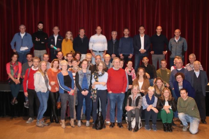 Supporters van het Leusden Sport- en Beweegakkoord