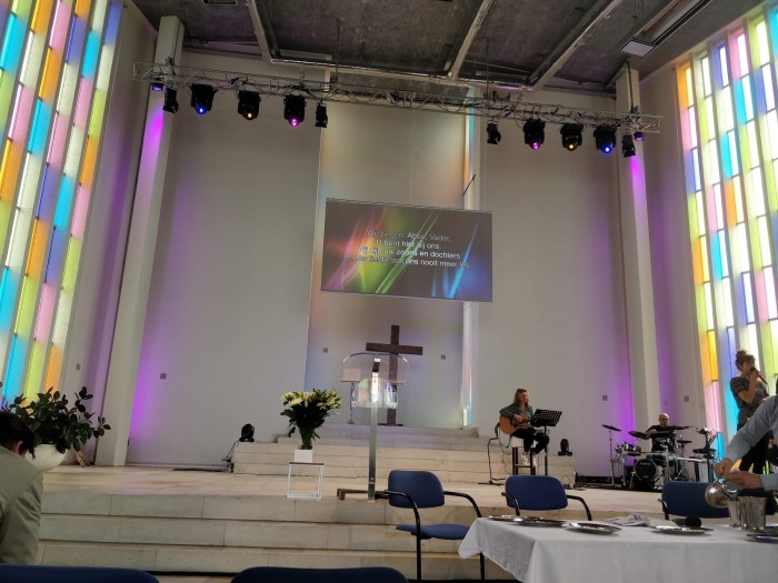 Een dienst in de Goede Herderkerk