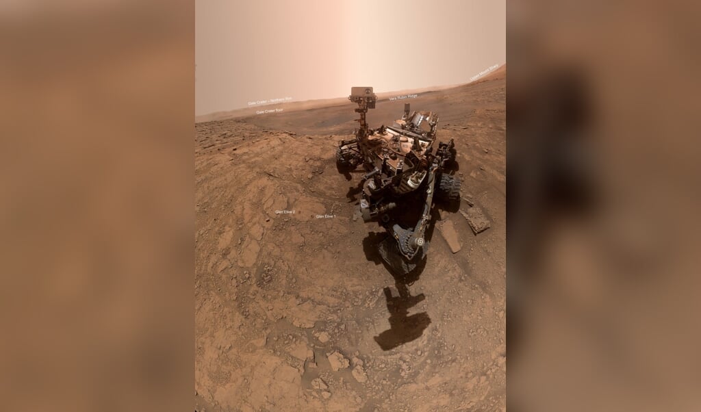Curiosity op Mars