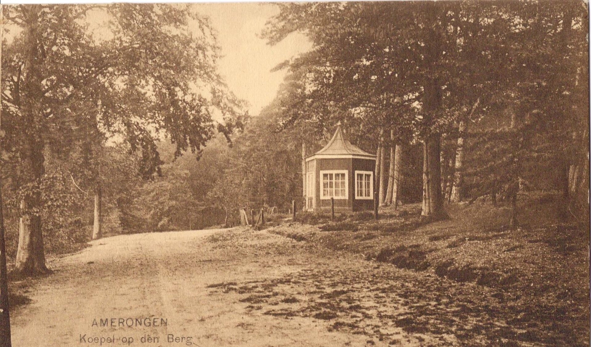 Vroegere koepel op de Amerongswe Berg