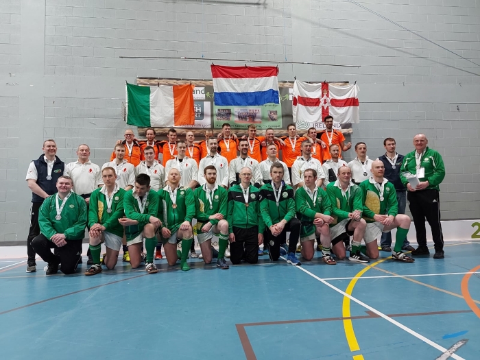 Het podium in de klasse tot 600 kg, Nederland, Noord-Ierland en Ierland