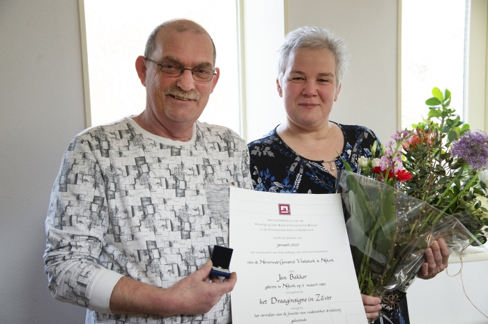 Jan Bakker met echtgenote Rita