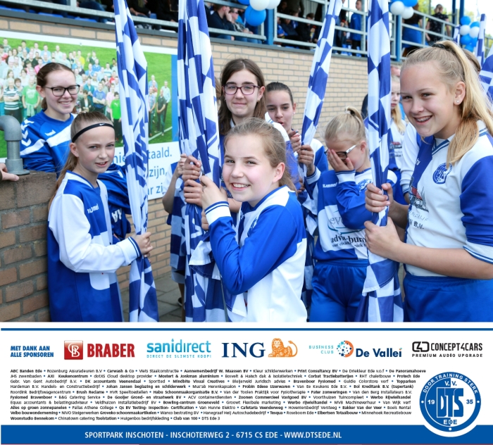 DTS Ede steunt haar sponsoren!