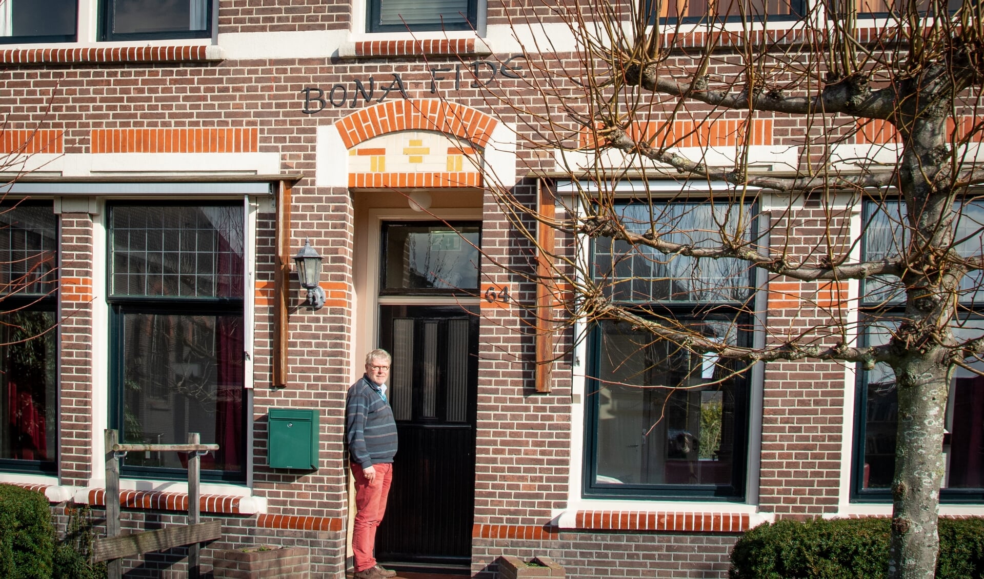 Paul van der Most bij het nieuwe ParentsHouse in Nijkerkerveen.