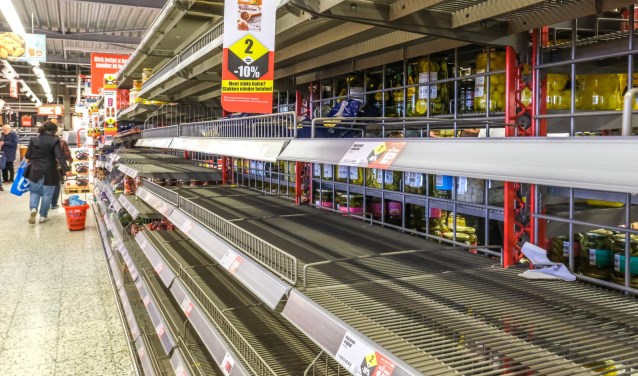 Corona gekte supermarkten
