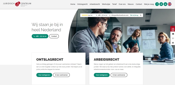 Homepage JuridischCentrumCom