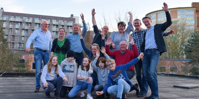 Het Buurtbestuur Soesterkwartier, samen met het Buurtbestuur Junior.