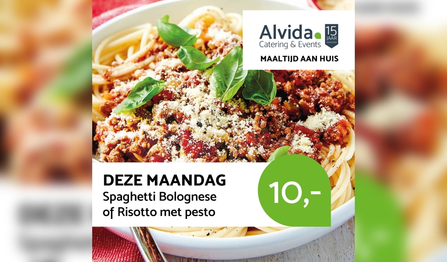 Daghap / Maaltijd menu