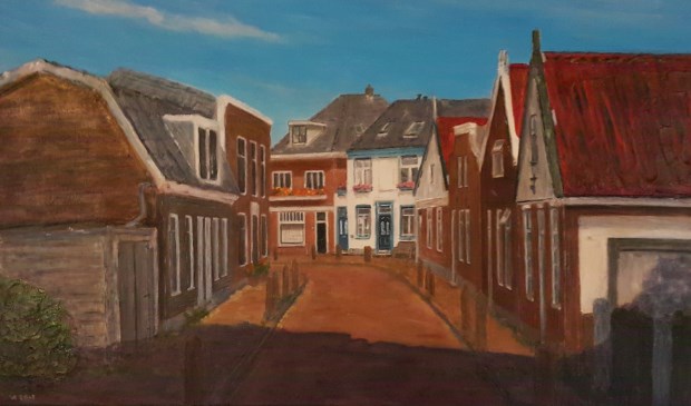 Amstelzijde, olieverf, Vanessa Rademaker.