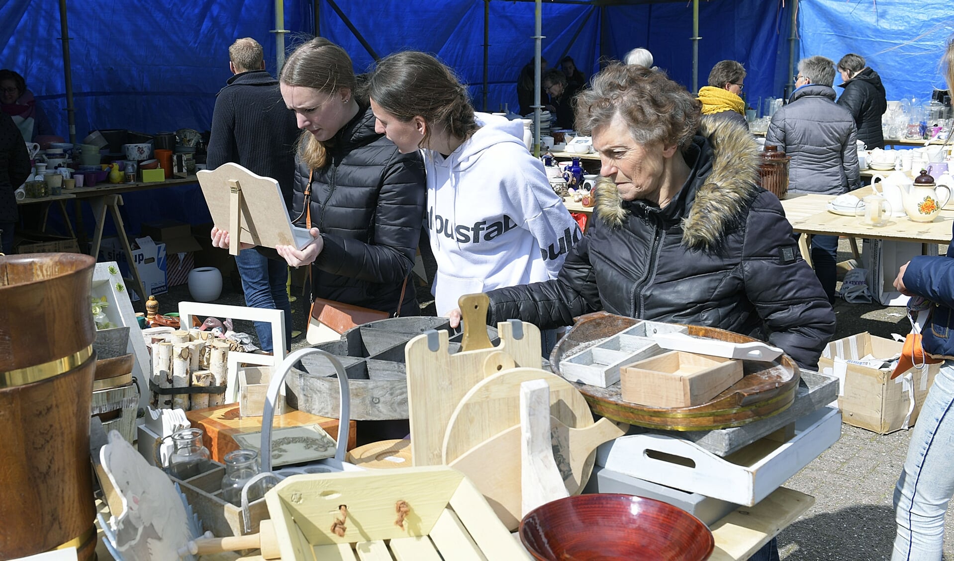 Rommelmarkt De Parel in 2019. 