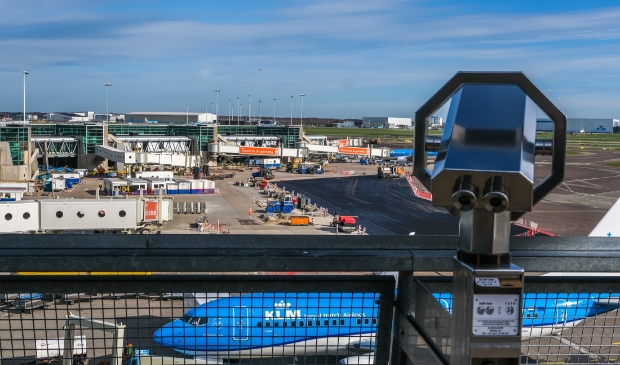 Op dit moment is het rustig Schiphol vanwege het coronavirus.