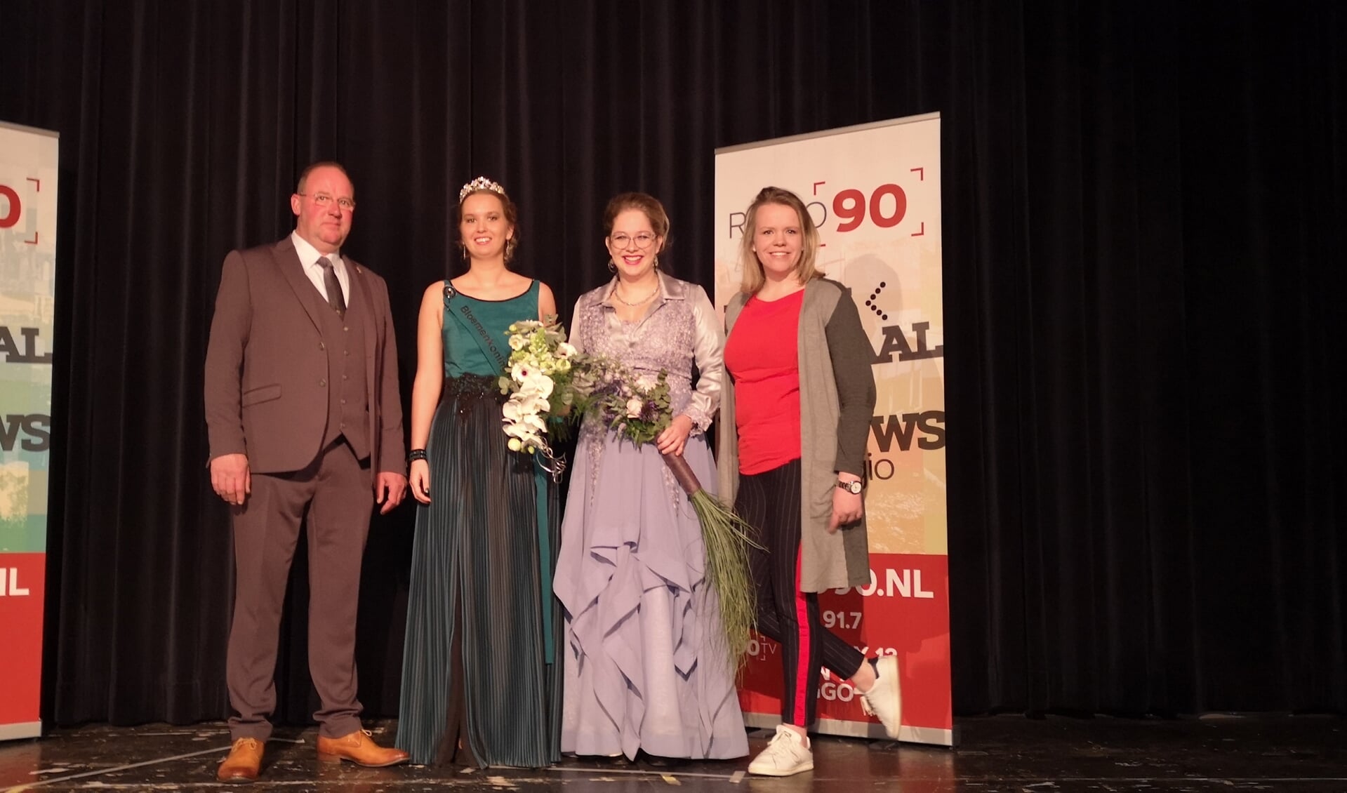 Van links naar rechst: Hans Charvat, Angelique Vandenbos, Femke Neele en Judith Hogendoorn.
