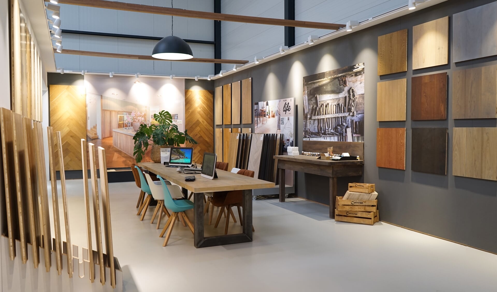 Interieur van een LAB21-winkel. 