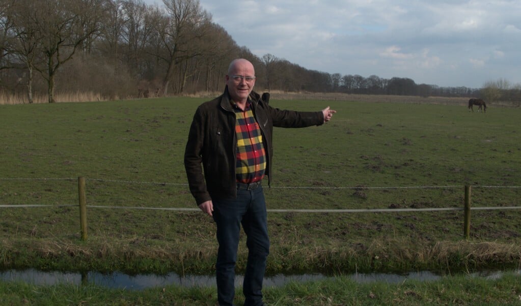 Raadslid Henk Lonink van de VVD is trots op alle landschappen van Leusden.