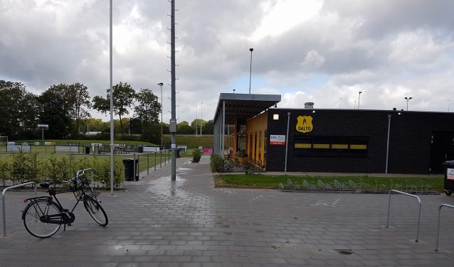 Ook de kantine van Dalto ligt er verlaten bij.
