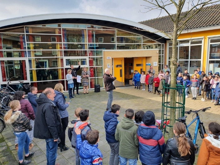 De leerlingen van SBO Michaëlschool zijn blij om Gezonde School te zijn!