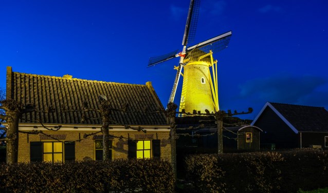 Avondfoto Molen de Eersteling