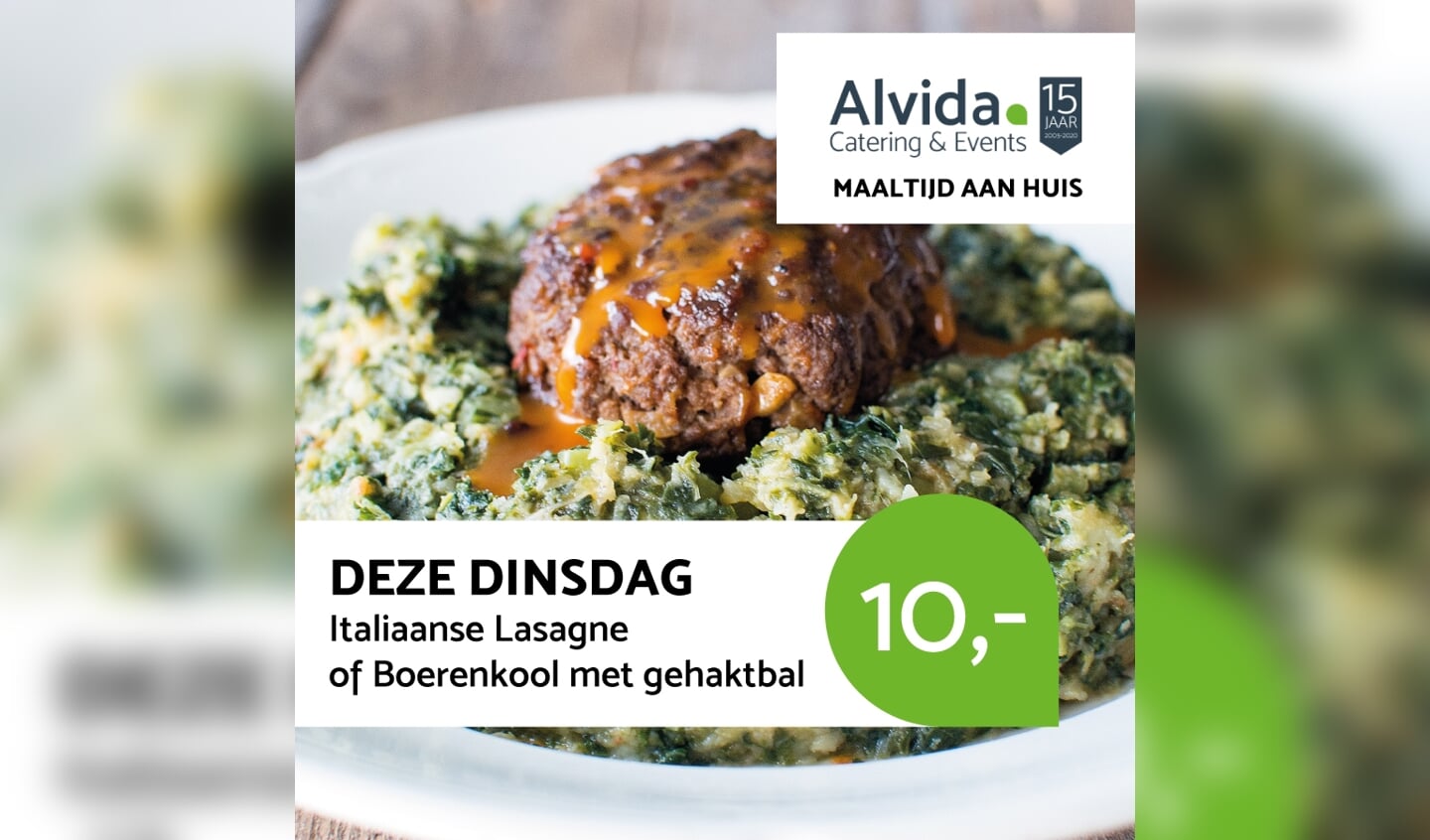 Daghap / Maaltijd menu