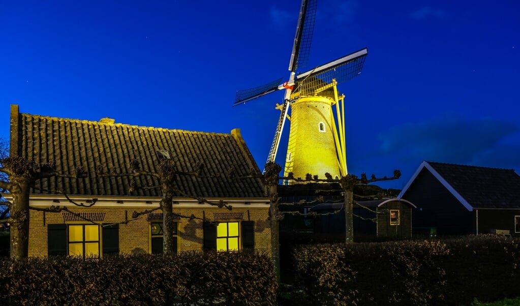 Avondfoto Molen de Eersteling