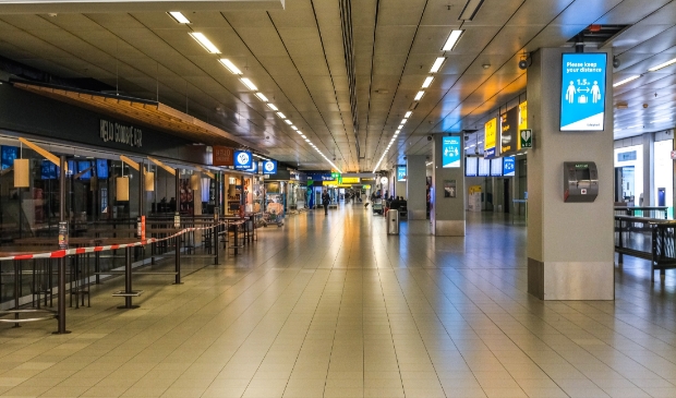 <p>Schiphol Airport 'Ghost Town' tijdens de Corona virus</p>