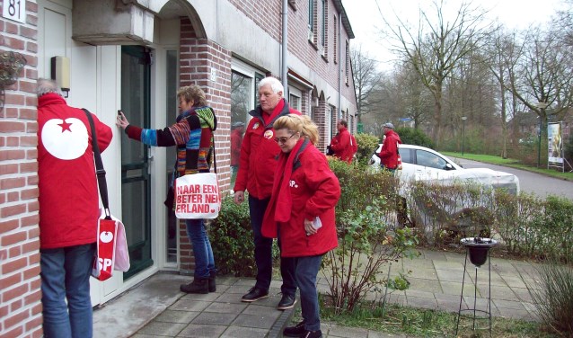 ,,We gaan de straat op, ook als het geen verkiezingstijd is", aldus de SP.