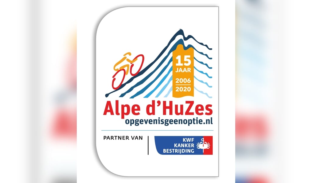 Jubileum logo Alpe d'HuZes