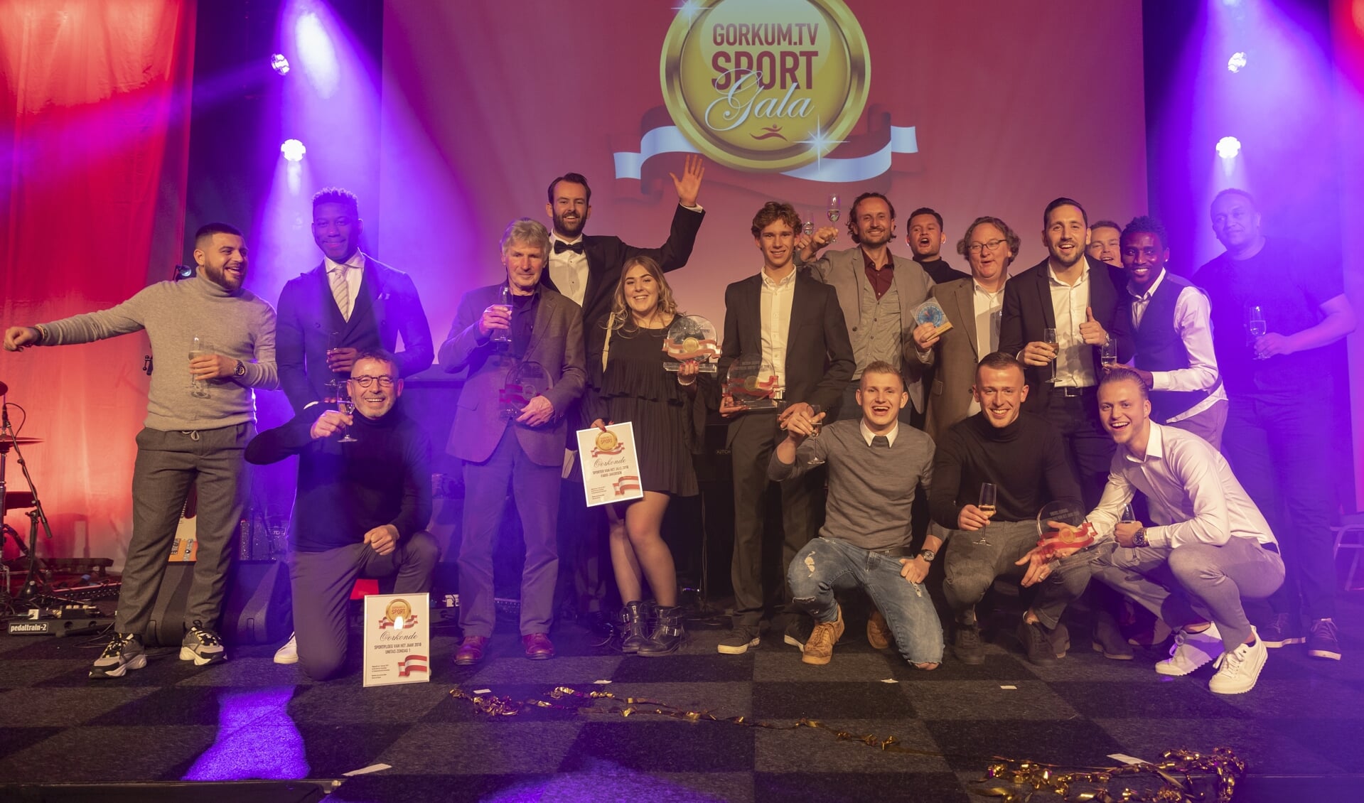 De winnaars van het Gorcums Sportgala in 2019
