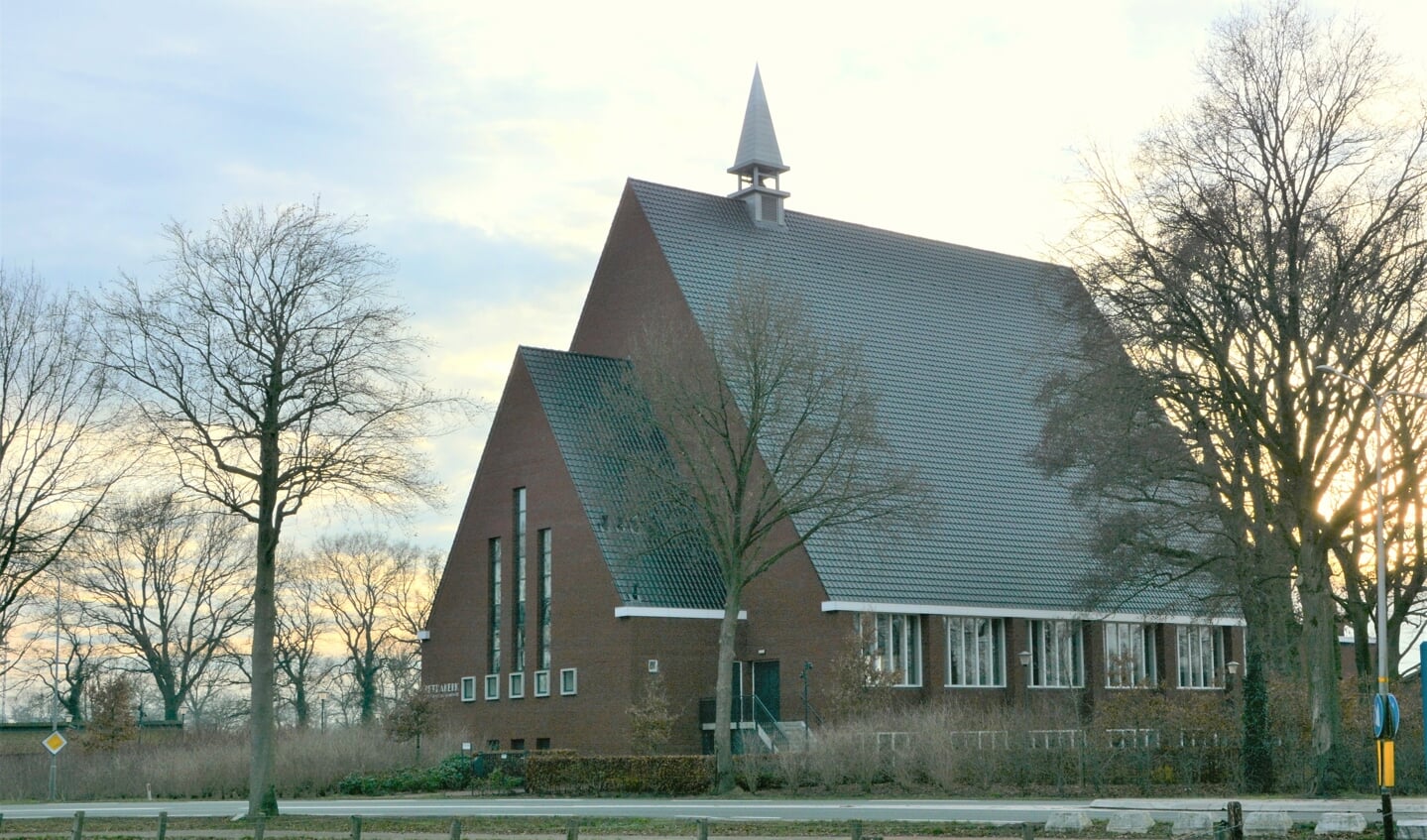De Petrakerk aan de Lunterseweg van de Gereformeerde Gemeente in Ede. 