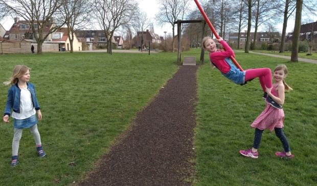 Evelien, Marjolein en Floor genieten van hun vrije tijd