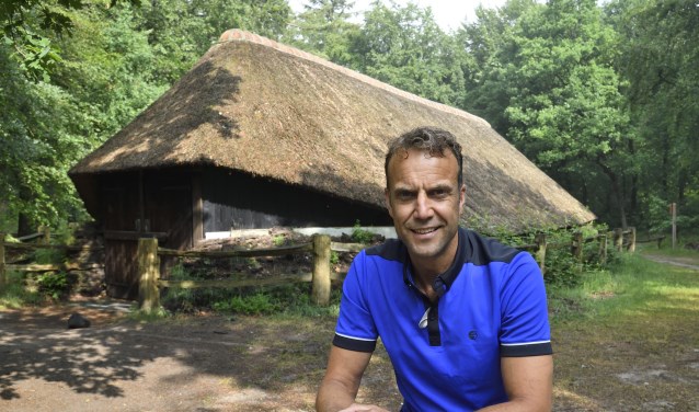 Robin Kinsbergen, toen hij nog hoopvol vooruitkeek op de allereerste editie van de Groot Boeschoten Trail.