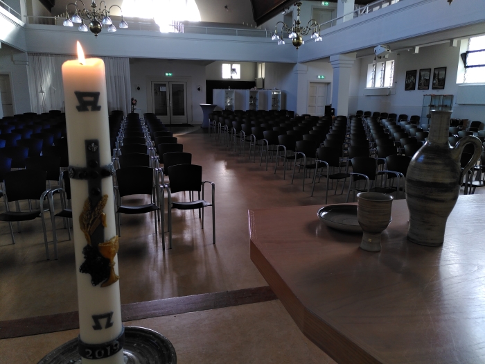 interieur van de Grote kerk