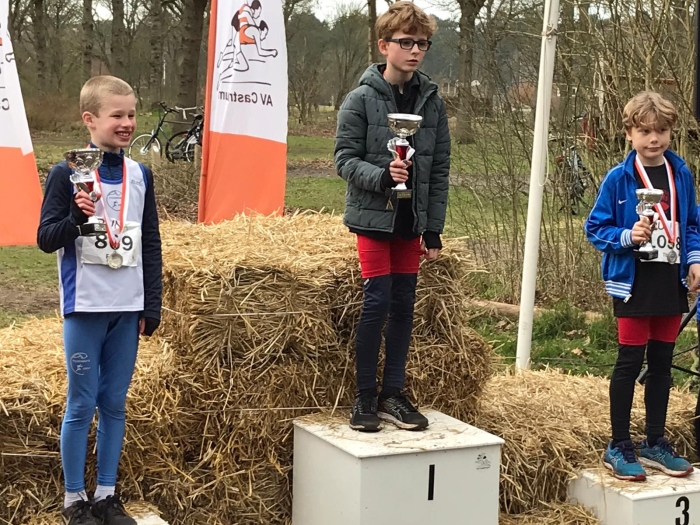 Links op de foto Eneas Verbakel op de tweede plaats.