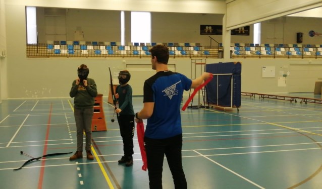Archery Tag in de Breehoek.