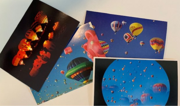 Fotokaarten van ballonfotograaf Ben Bläss.