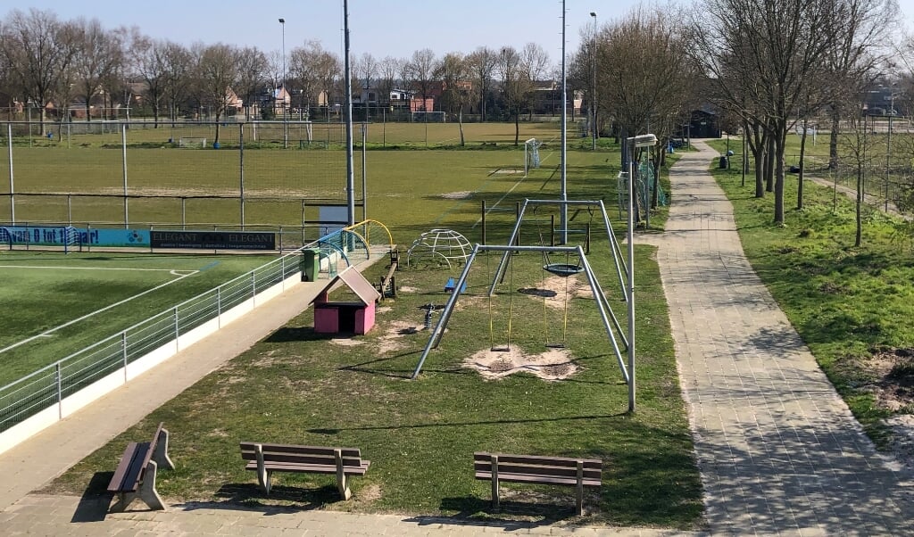 Een deel van het sportpark van SDC Putten.