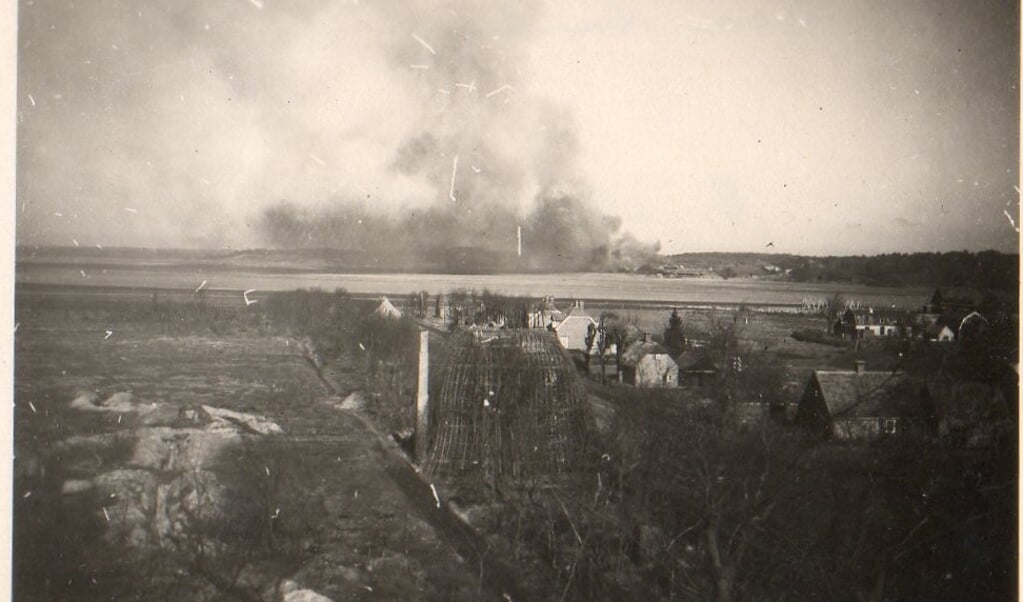 Het bombardement op Soesterberg was in de wijde omtrek te zien.