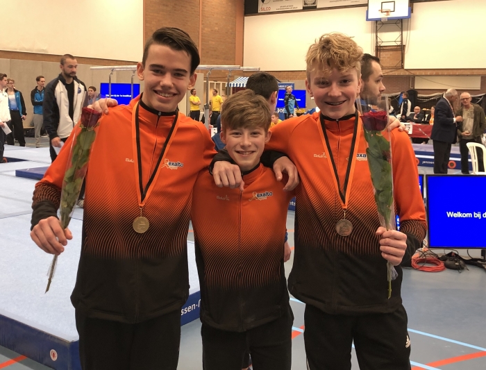 v.l.n.r. Stijn Deddens, Micha van Ginkel, Tygo Sluiman