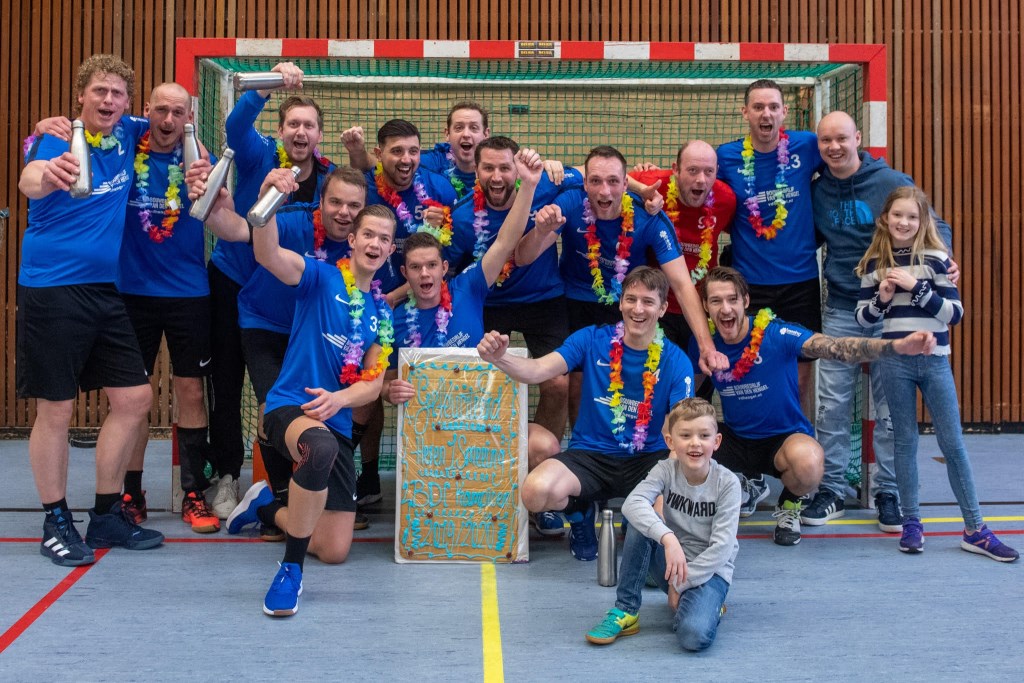 Zoals verwacht werden de heren van BDC op hun sloffen kampioen.