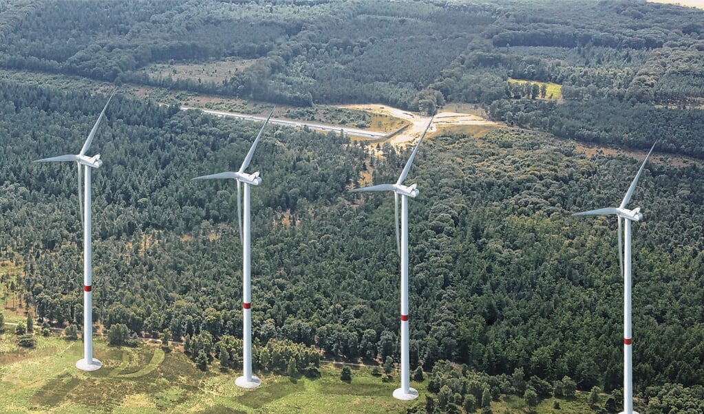 De Cleantech Regio heet plannen om zeventien windmolen op de Veluwe bij Kootwijk te plaatsen. Kootwijk Vooruit is daarover bijzonder verbaasd.
