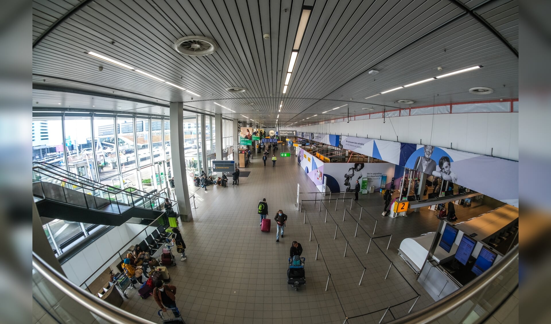 Schiphol tijdens Corona