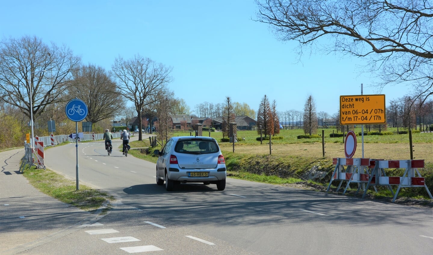 Vanaf a.s Maandag 6 April zal de Hessenweg vanaf de Klettersteeg richting Barneveld worden afgesloten