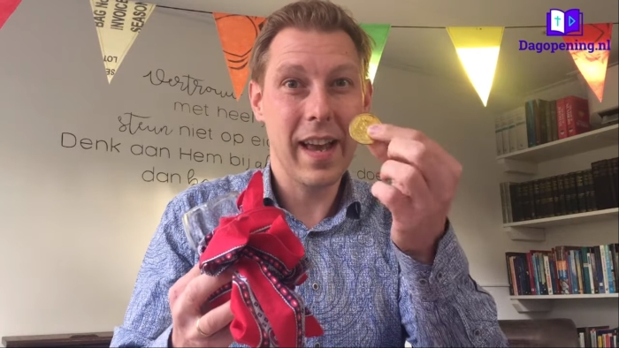 Erik die een van de dagopeningen verzorgt